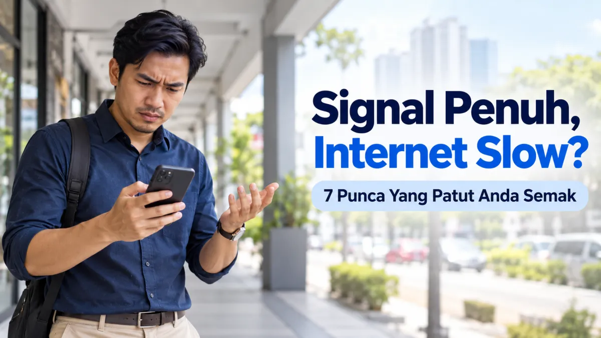 Gambar utama artikel Internet Telefon Selalu Perlahan? Ini Antara Punca yang Perlu Disemak