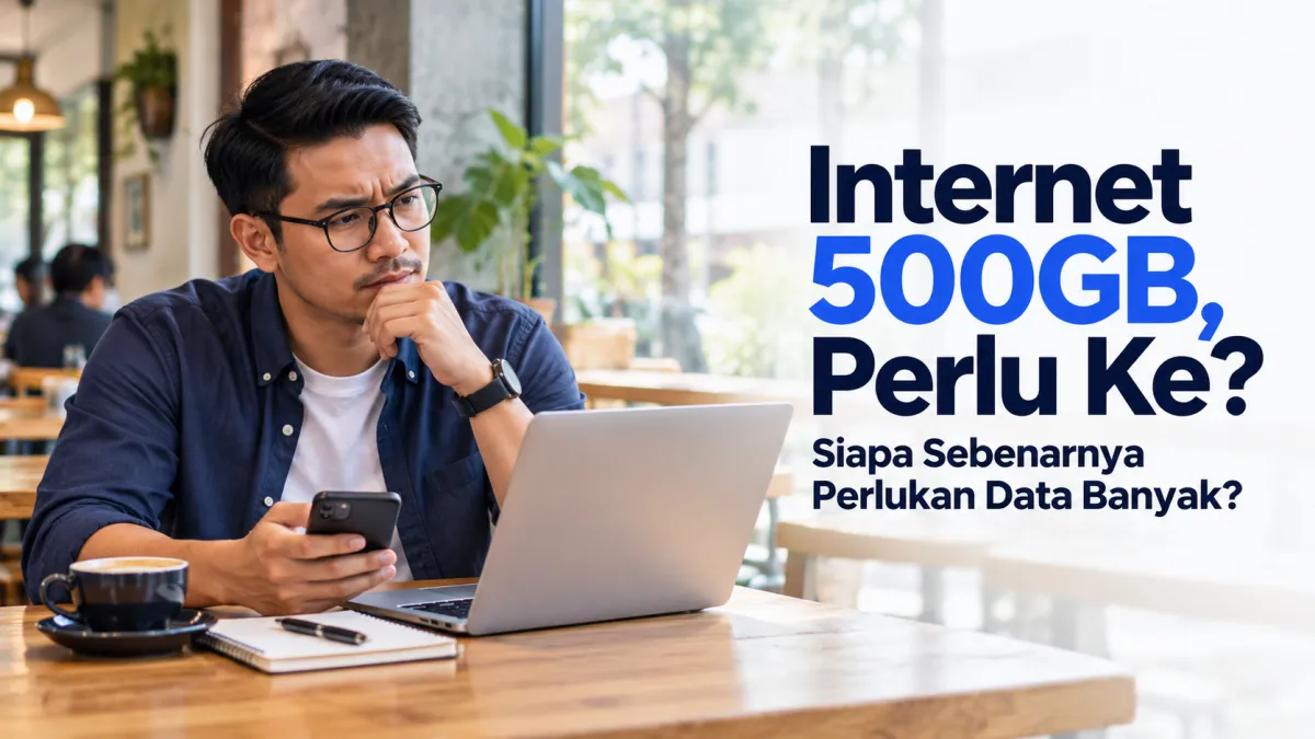 Gambar utama artikel Pakej Internet Besar: Siapa Sebenarnya Perlukan Data Ratusan GB?