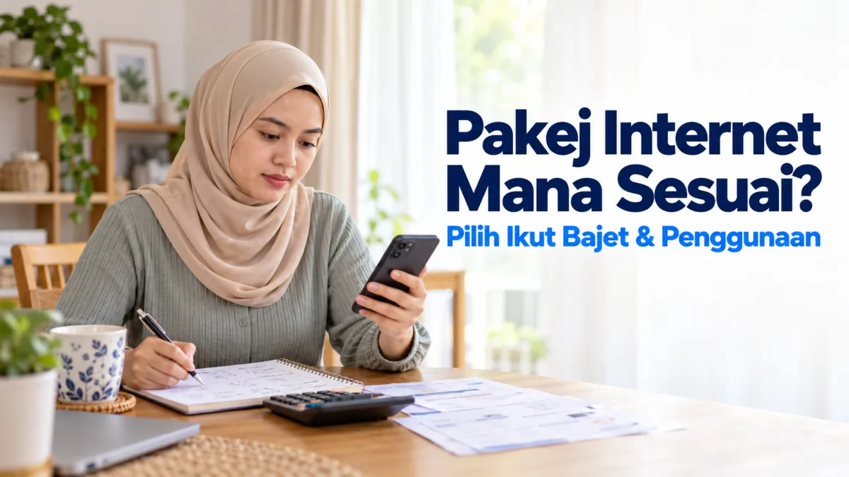 Gambar utama artikel Cara Memilih Pakej Internet Mengikut Bajet dan Penggunaan