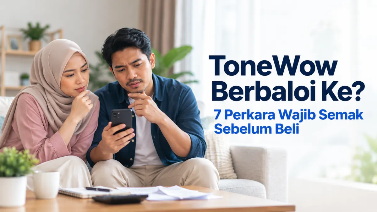 Gambar utama artikel ToneWow Berbaloi Ke? 7 Perkara yang Patut Anda Semak Dahulu